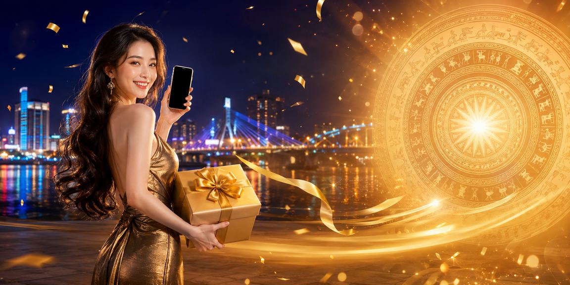 Người dùng tại Đà Nẵng xem thông tin ưu đãi trên màn hình ngang
