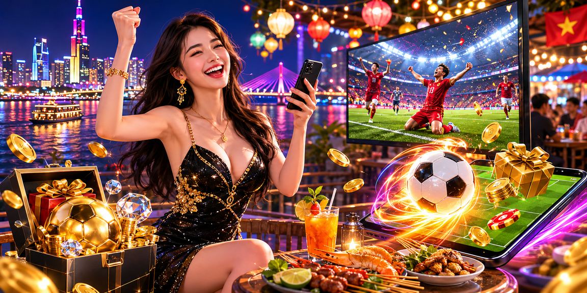 Chợ đêm TP Hồ Chí Minh với người dùng kiểm tra ưu đãi đăng ký trên mobile